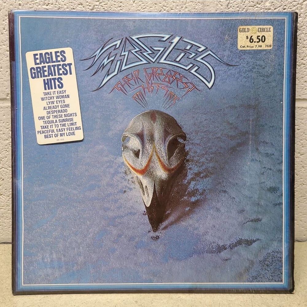 Eagles Their Greatest Hits 1971 -1975 LP Record Ultrasonic Clean Shrink EX